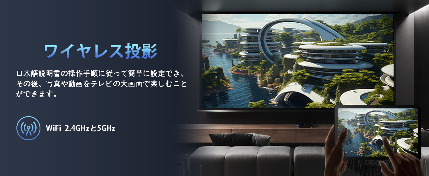 ワイヤレス投影